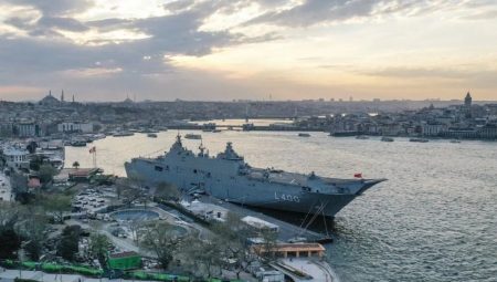 Dünyanın ilk SİHA gemisi: TCG Anadolu ziyarete açıldı